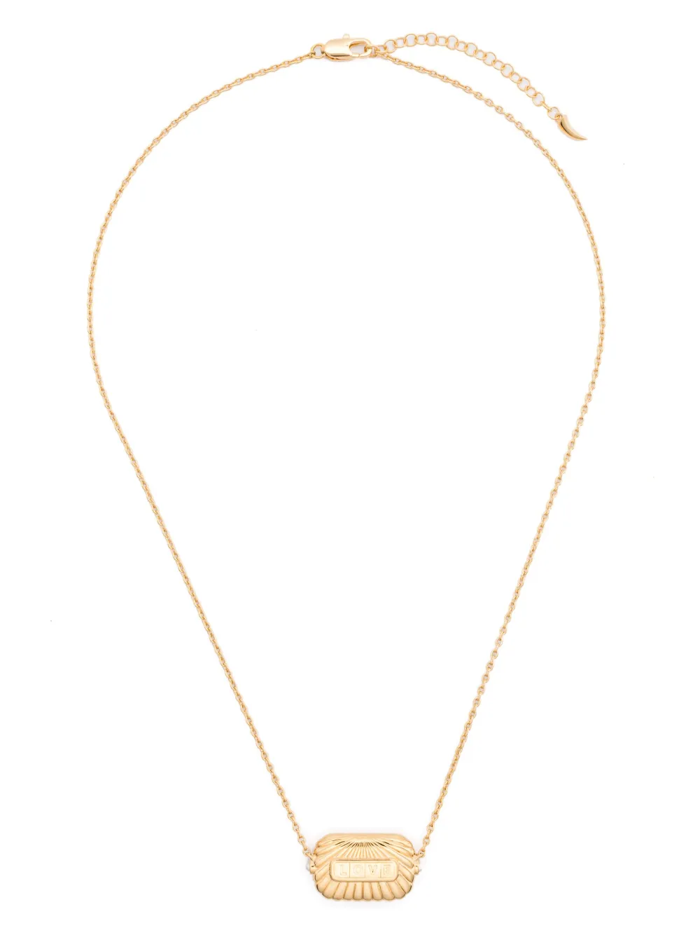 

Ожерелье с гравировкой «Любовь» Missoma, золотой