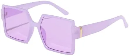 

Винтажные большие квадратные солнцезащитные очки для женщин в стиле ретро с крупной оправой, черные, модные очки с градиентным переходом цвета MTZJH, Purple