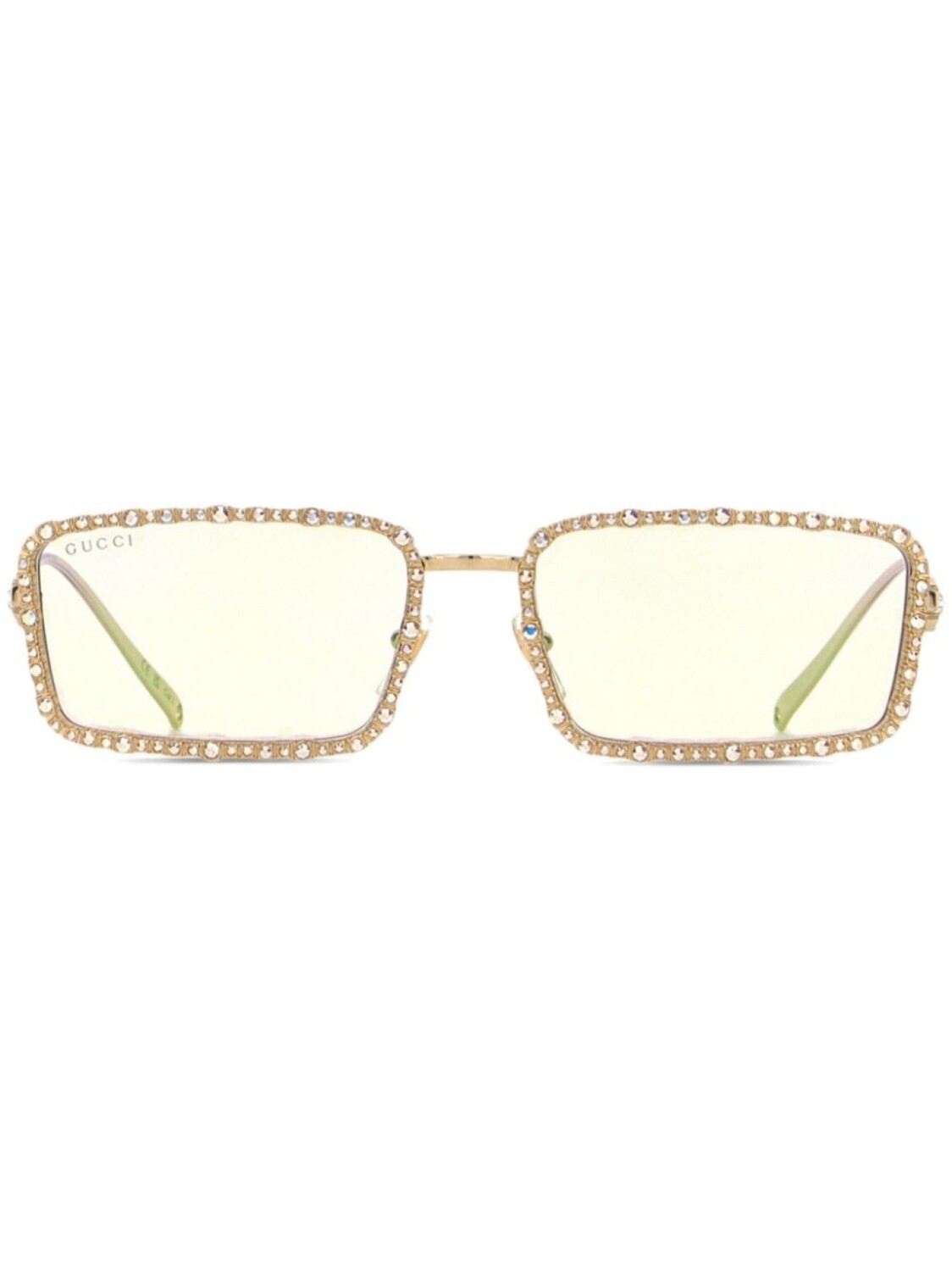 

Солнцезащитные очки в прямоугольной оправе Gucci Eyewear, золотой