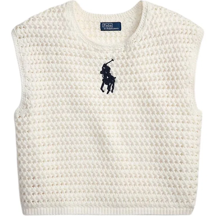 Джемпер Slim Fit Polo Ralph Lauren Big Pony белый
