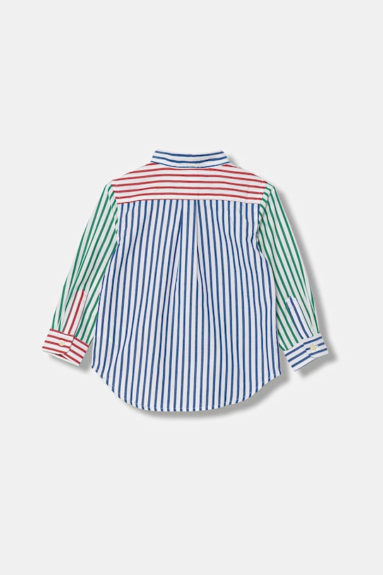 Детская хлопковая рубашка Polo Ralph Lauren, мультиколор — фото 2