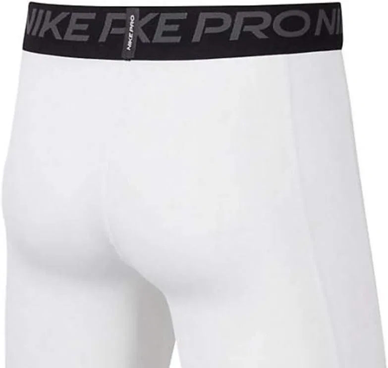 Леггинсы Nike Pro, белый/черный — фото 4
