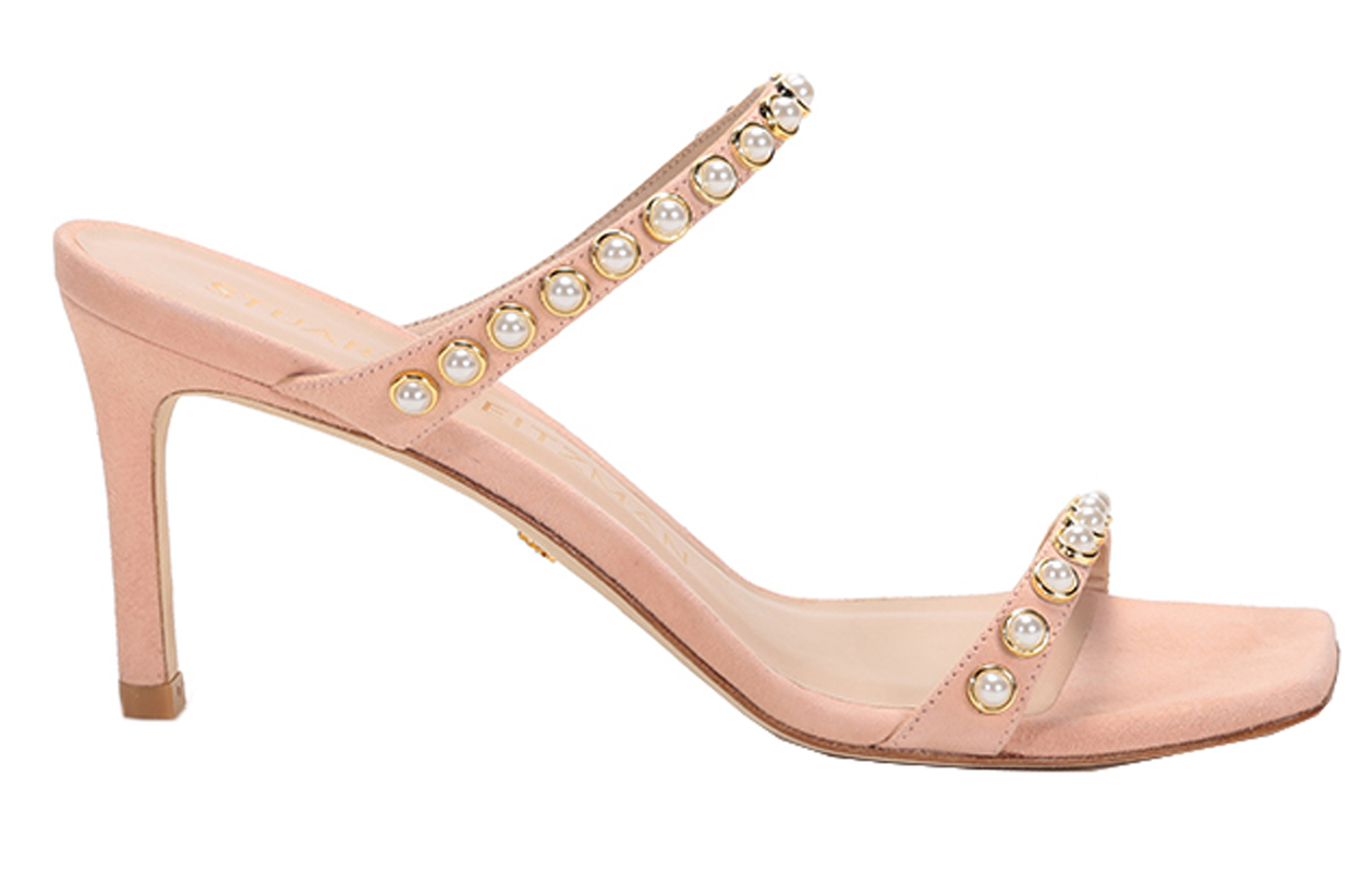 SW Slide Сланцы Женские Нюдово-Розовые Stuart Weitzman — фото 2