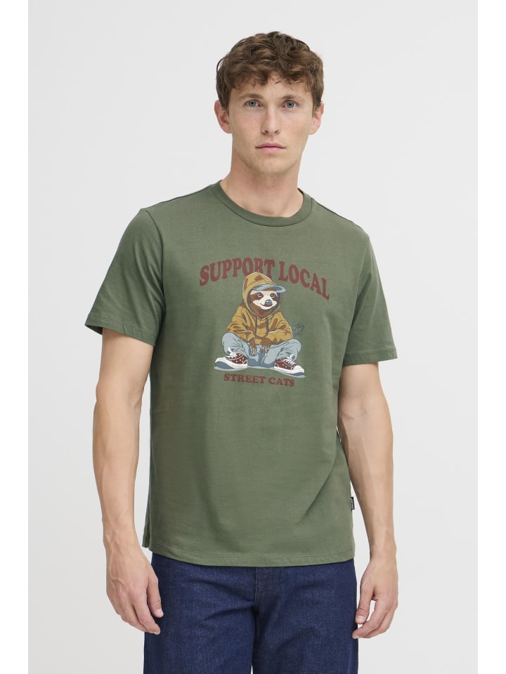 

BLEND Футболка с круглым вырезом BHIrving зеленого цвета