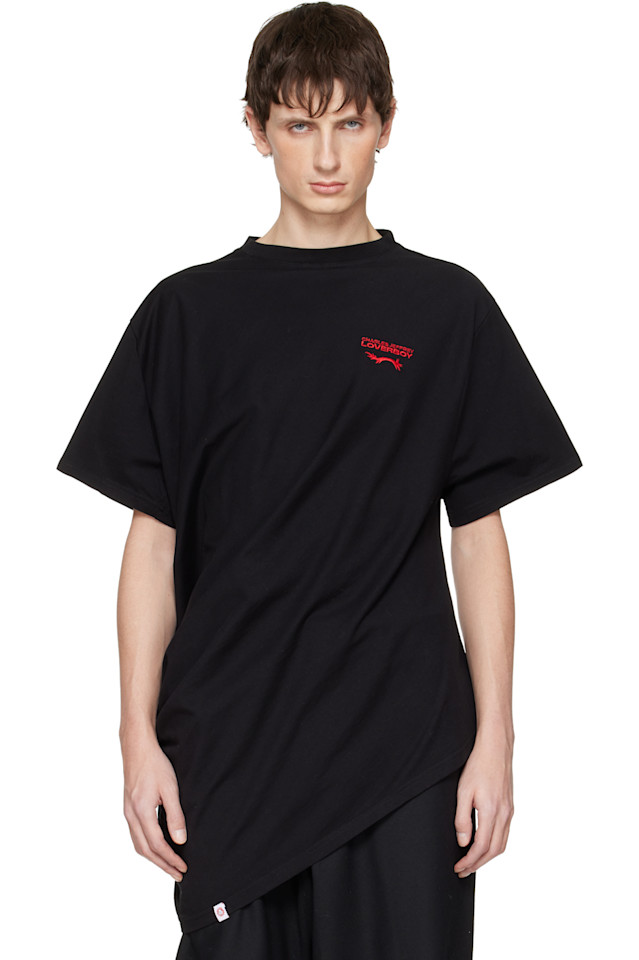 

Charles Jeffrey Loverboy Черная перевернутая футболка