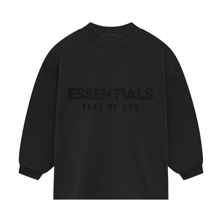 

Футболка Fear of God Essentials Kids Long-Sleeve T-Shirt, черный