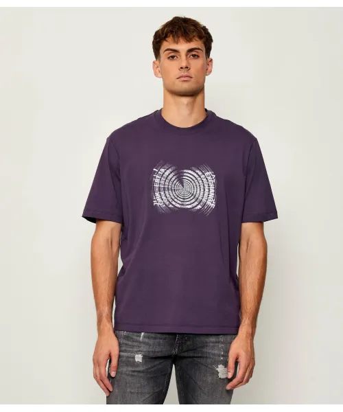 

Футболка Regular fit Armani Exchange, фиолетовый
