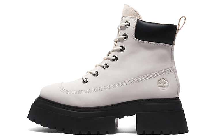 Ботинки женские Timberland Addis Ababa Sky 6 Inch, белый / черный