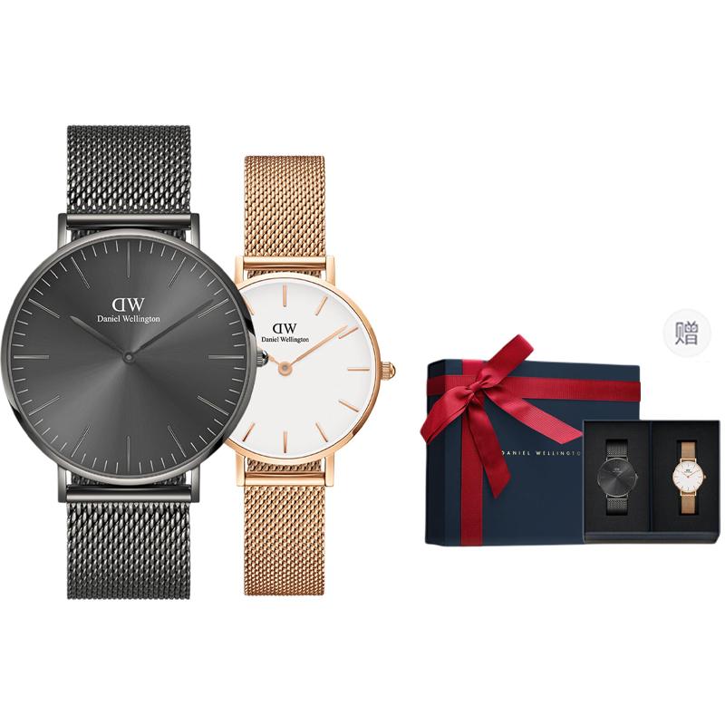 

DW/DanielWellington Часы Daniel Wellington Wrist Watch Quartz Movement Stainless Steel Watchband White Dial Unisex, Gift Recommendation