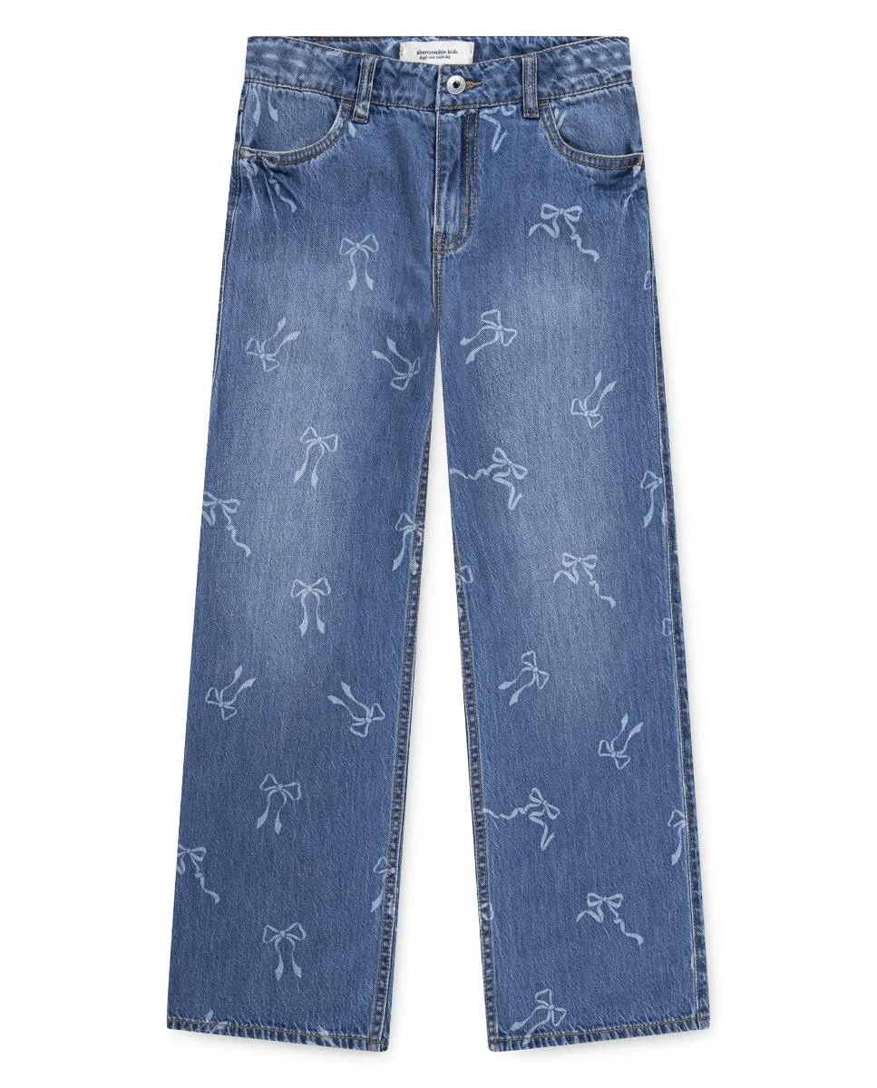 

Джинсы свободного кроя Kids Discharge Abercrombie, синий