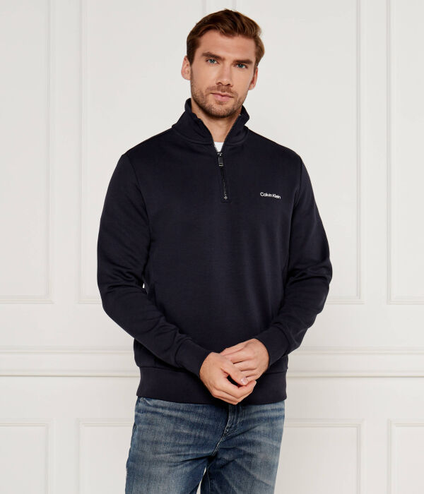 

Толстовка Calvin Klein Regular Fit с полумолнией, синий