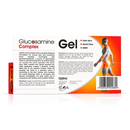 Optima Naturals Glucosamine Joint Complex Гель для тела 125 мл Optima Naturals Srl — фото 2