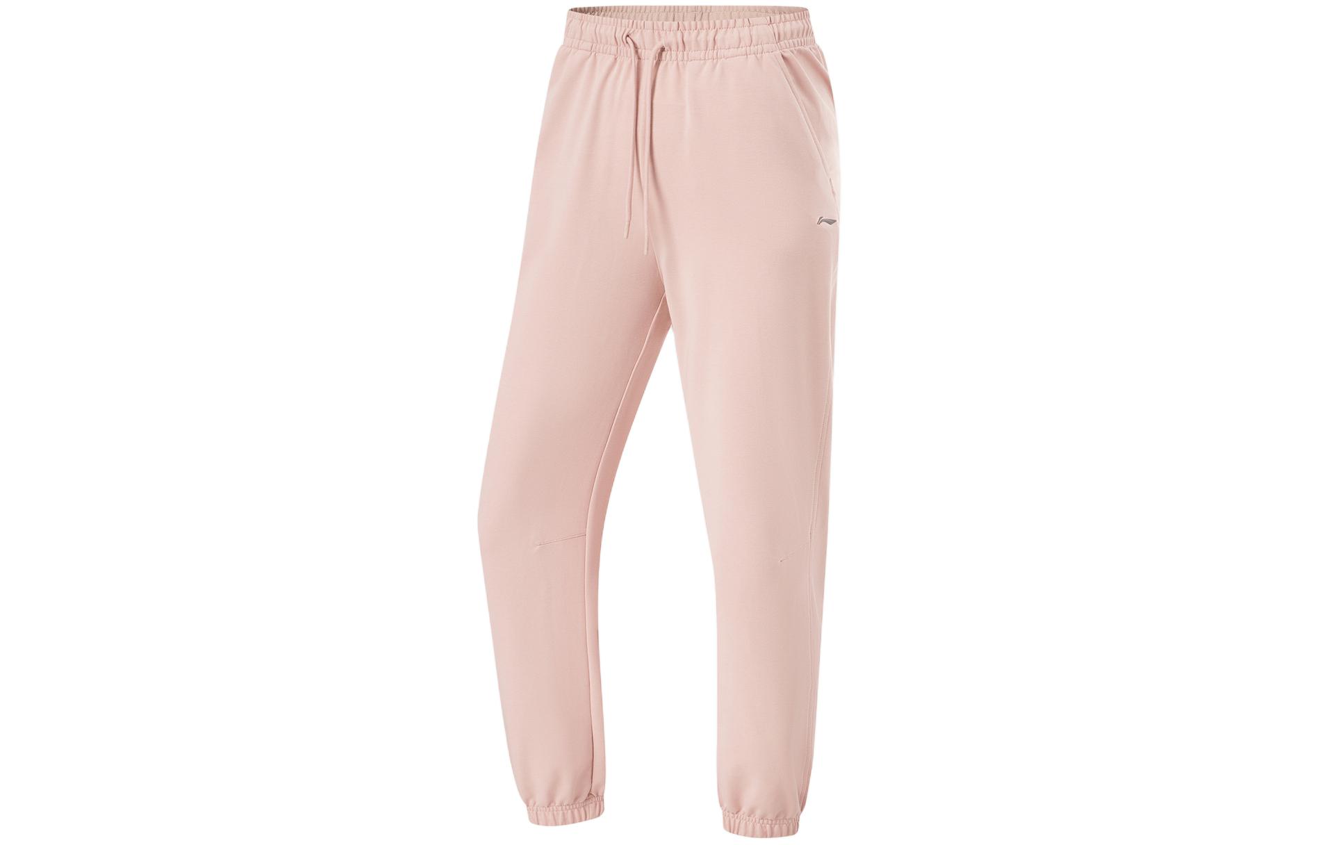 

Женские трикотажные спортивные штаны LiNing Fitness Series Cinnabar Powder, Cinnabar Silt