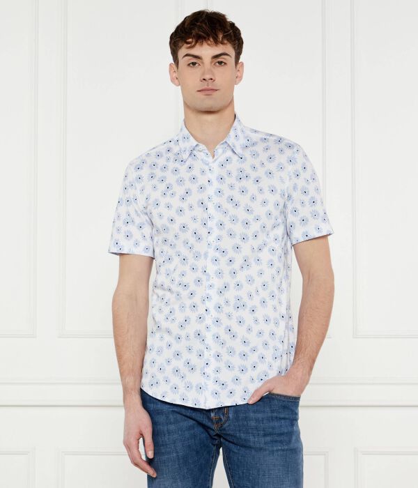 

Рубашка p-roan-ken-sh-c1-242 Slim fit Boss, белый