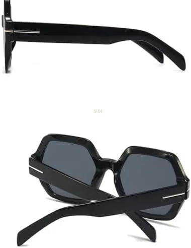 

Модные солнцезащитные очки Polygon для женщин, ретро-очки большого размера, женские солнцезащитные очки, мужские очки с защитой от УФ-излучения UV400 MTZJH, C6