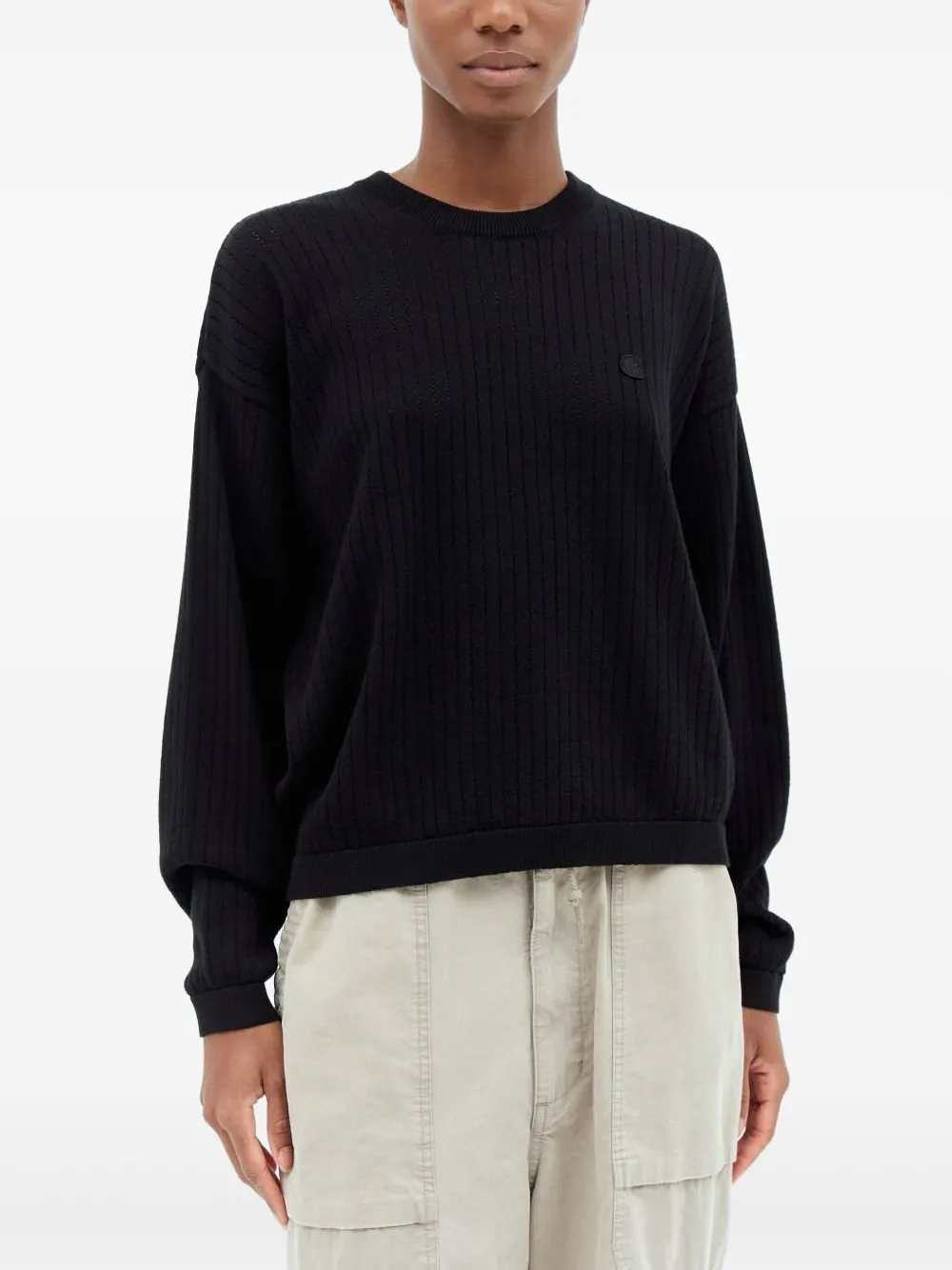 

Хлопковый джемпер CARHARTT WIP, черный