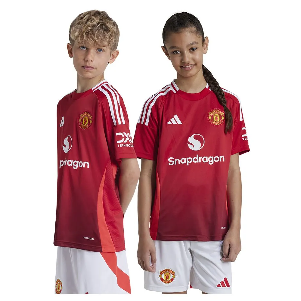 

Футболка с коротким рукавом adidas Manchester United 24/25 home junior, красный