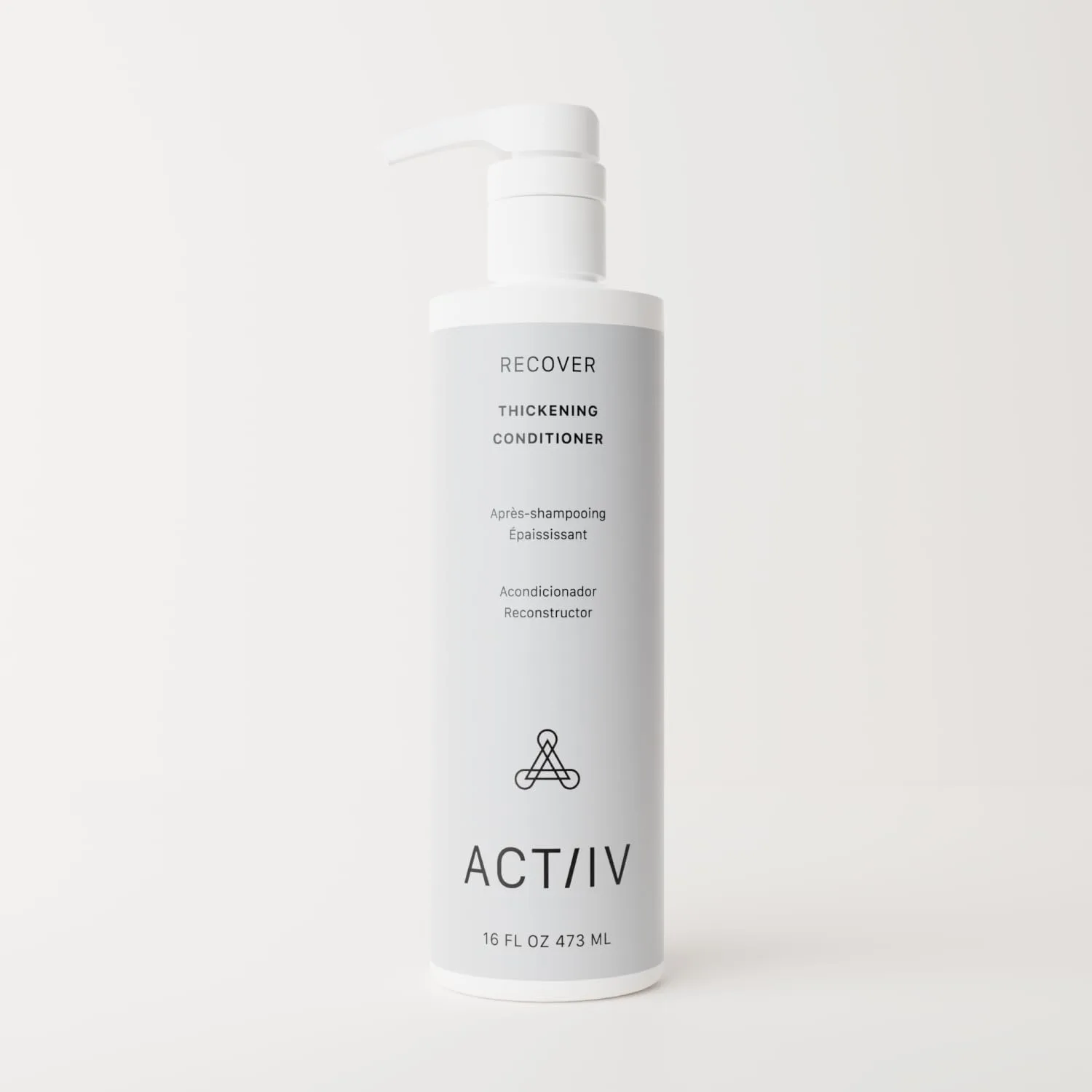 ACTIIV Recover Thickening Conditioner (Unisex) для оптимального ухода и восстановления волос, укрепляет и увлажняет, способствует увеличению объема, на растительной основе, безопасен для окрашенных волос, для всех типов волос 473 мл (1 шт.) — фото 2
