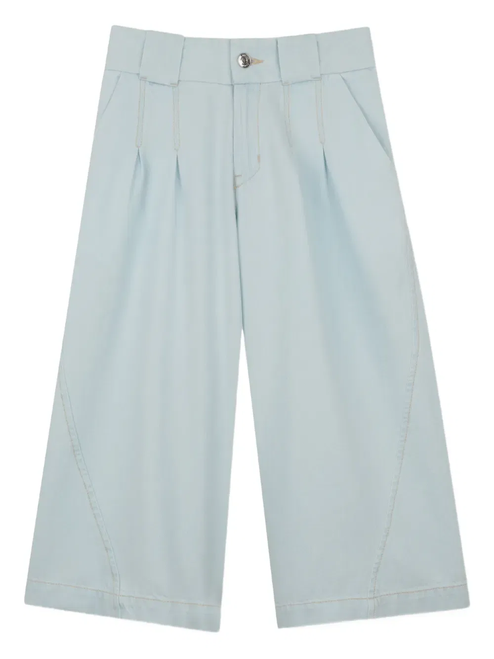 Брюки с широкими штанинами Lanvin Enfant, синий