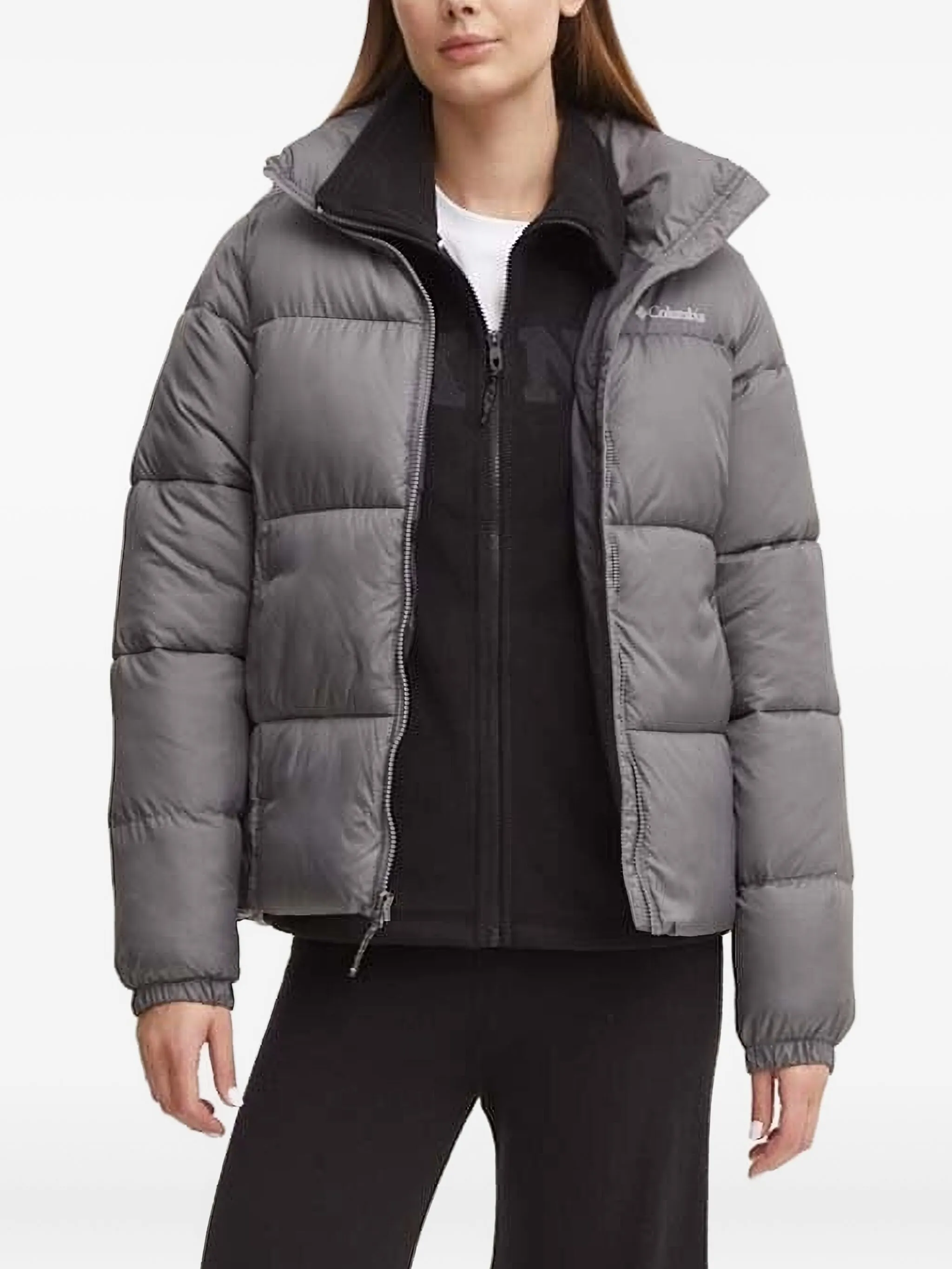 

Стеганый пуховик Puffect Columbia, серый