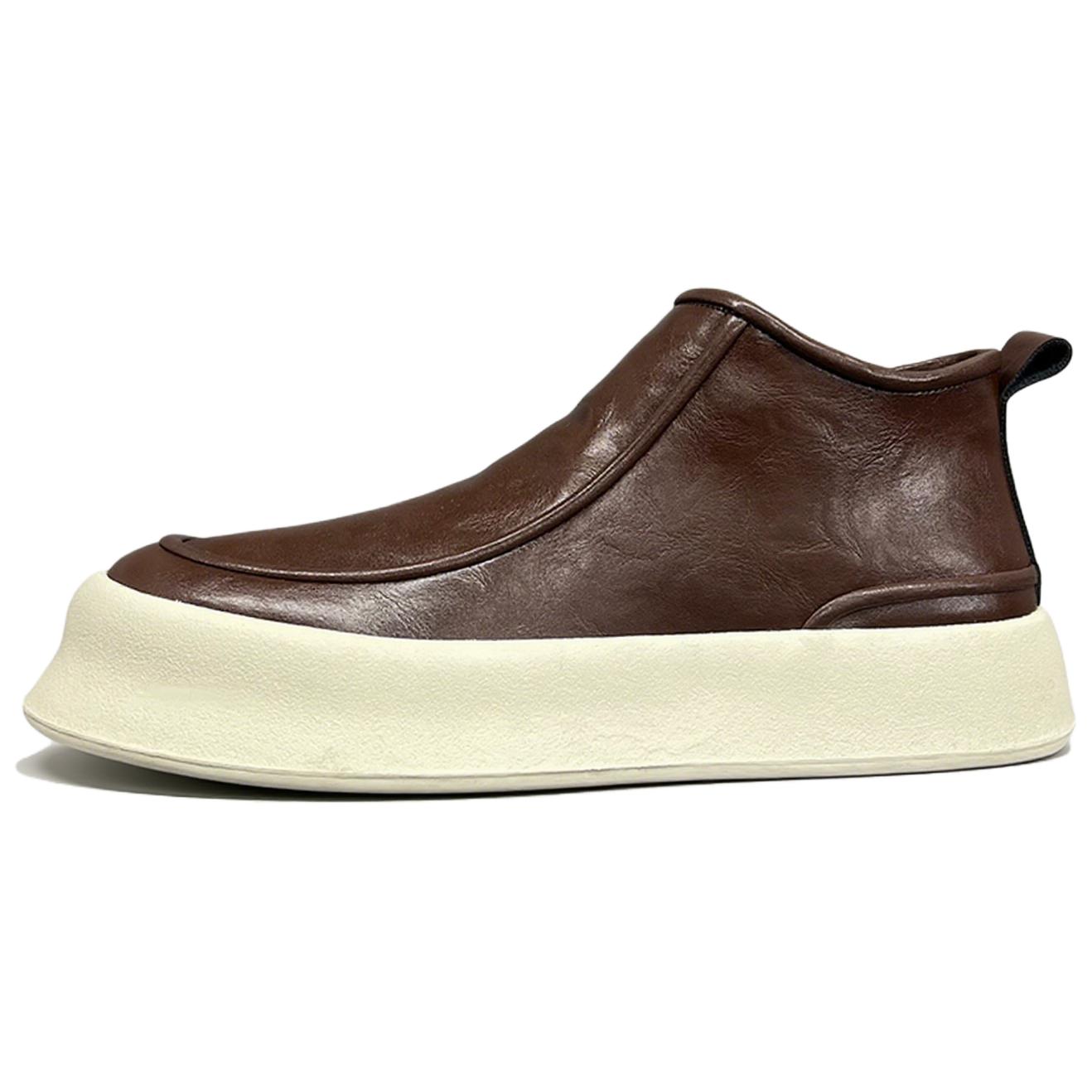 

ZUOSAISI Коричневые мужские кеды на высокой подошве, цвет Brown