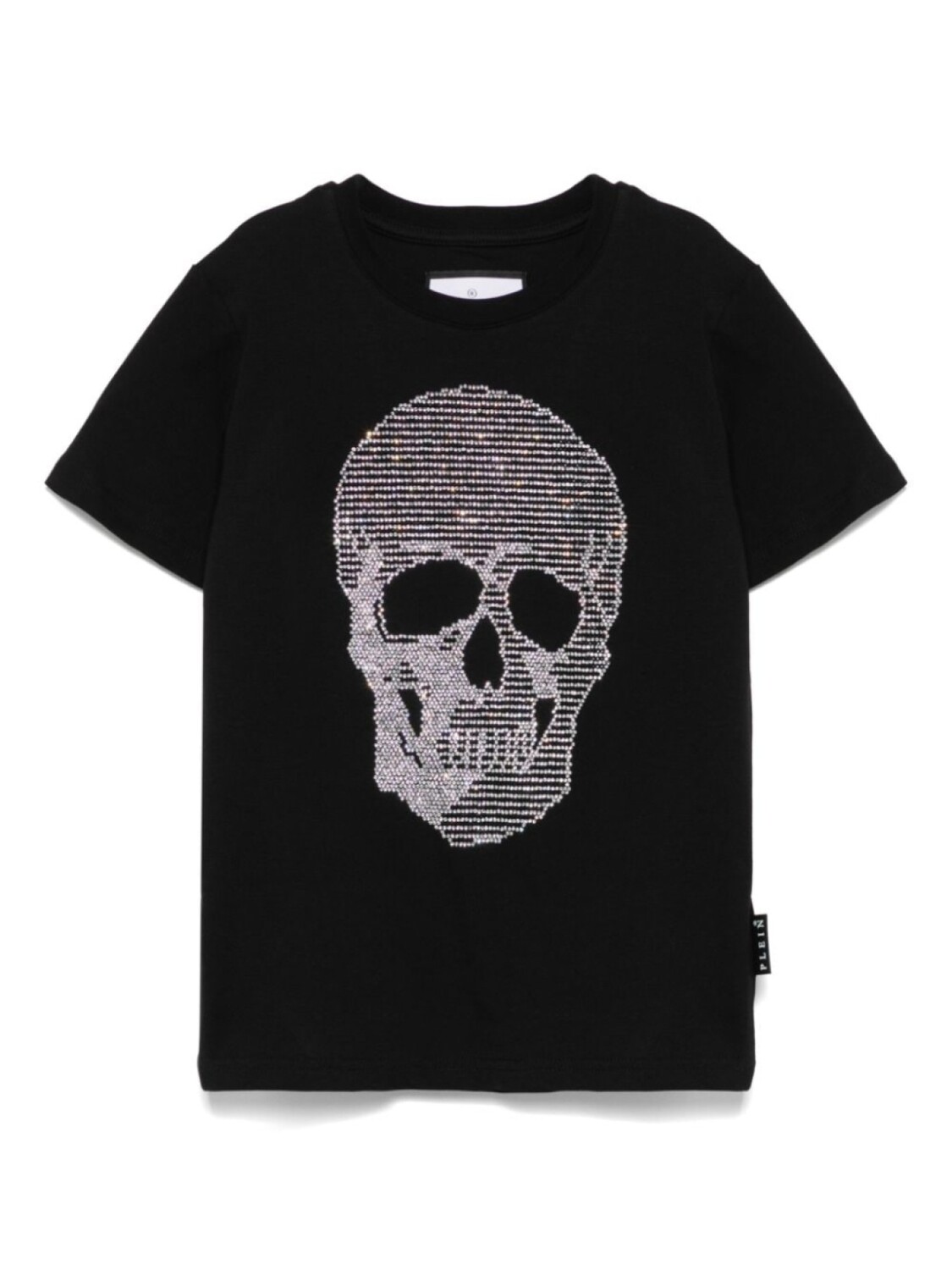 

Футболка с принтом Skull Philipp Plein Junior, черный