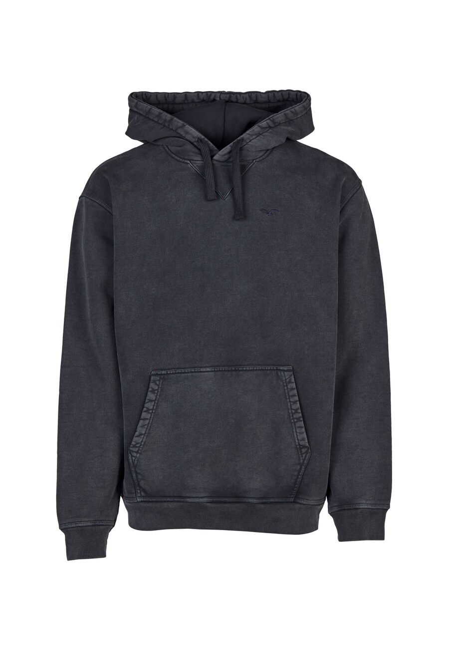 

Свитер Cleptomanicx Boxy Hooded Ligull Washed, темно-серый