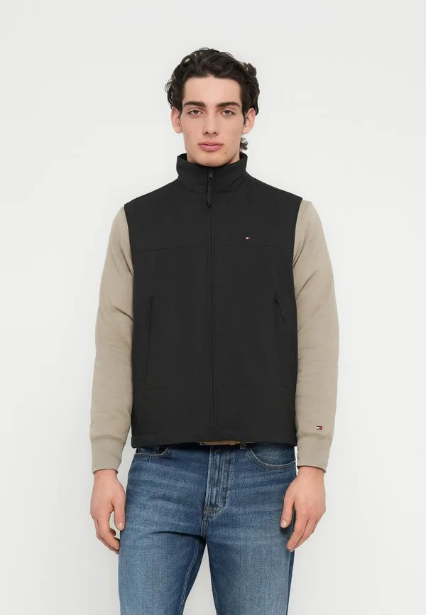 Функциональный легкий жилет без рукавов на молнии Tommy Hilfiger, Black