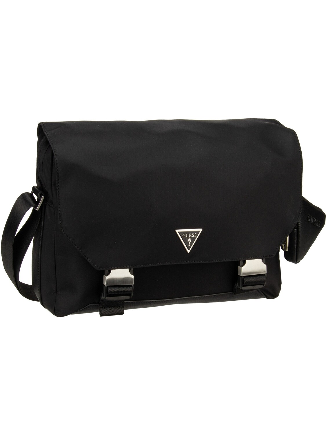 

Сумка через плечо Guess Roma Nylon Eco Flap, черный