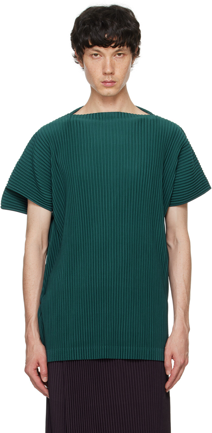 

Футболка зеленая RB Color Palette 1 HOMME PLISSe ISSEY MIYAKE