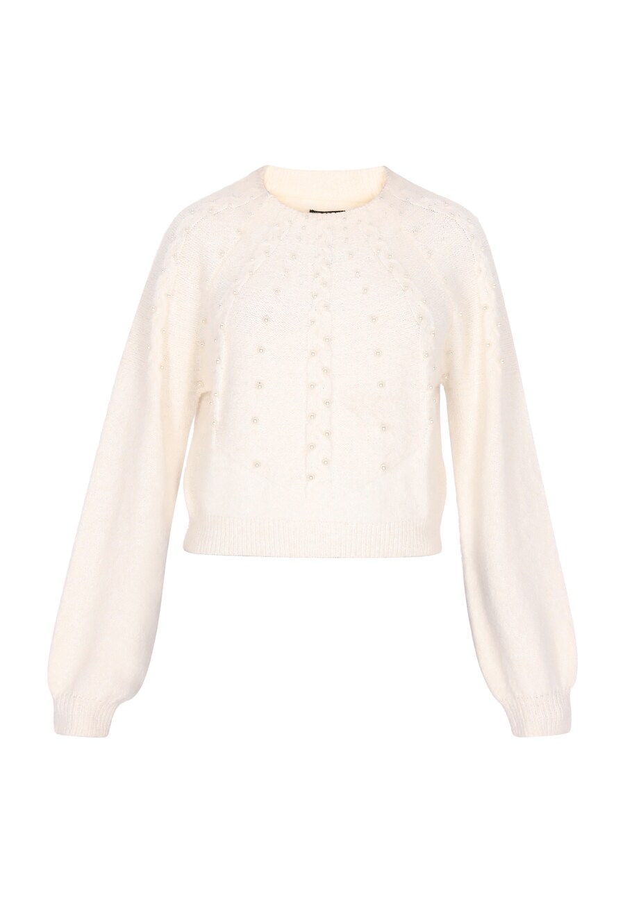 

Свитер faina, цвет Pearl white/Wool white