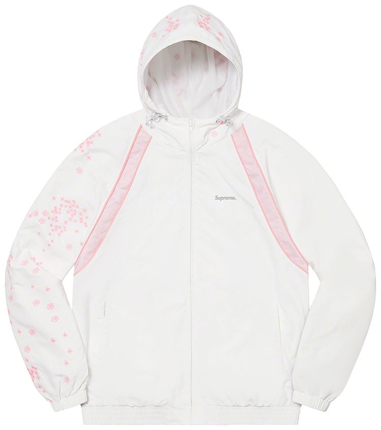 

Куртка Supreme AOI Glow-In-The-Dark Track Jacket 'White', белый