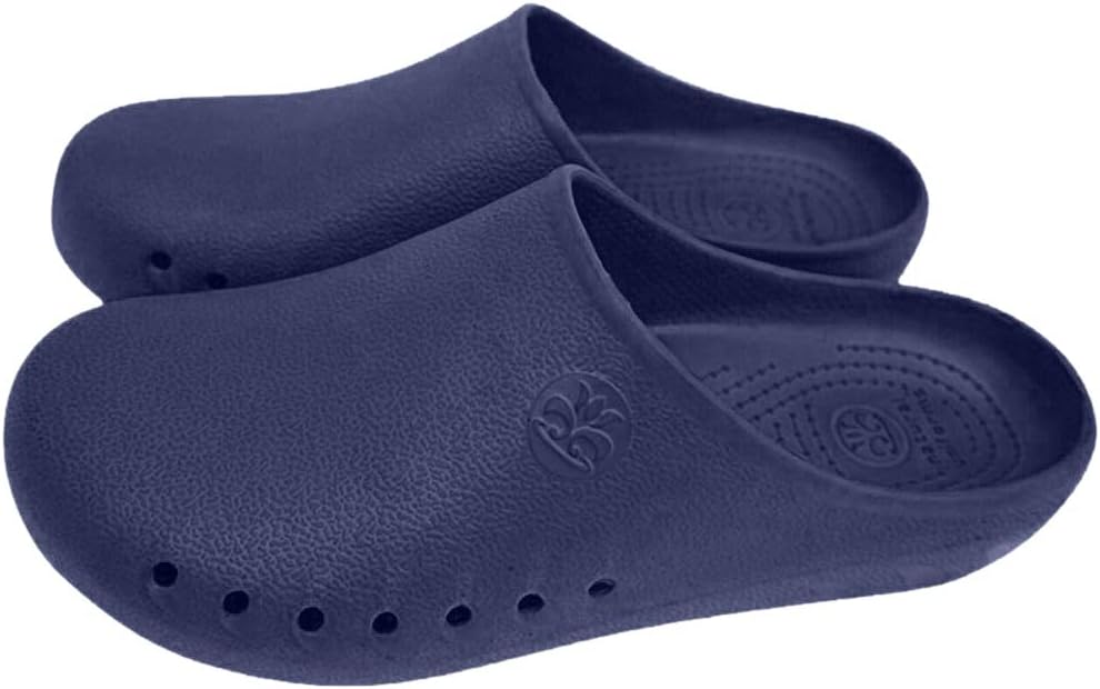 

Мужские медицинские сабо MM Scrubs с комфортной противоскользящей подошвой, не оставляющей следов Natural Uniforms, темно-синий