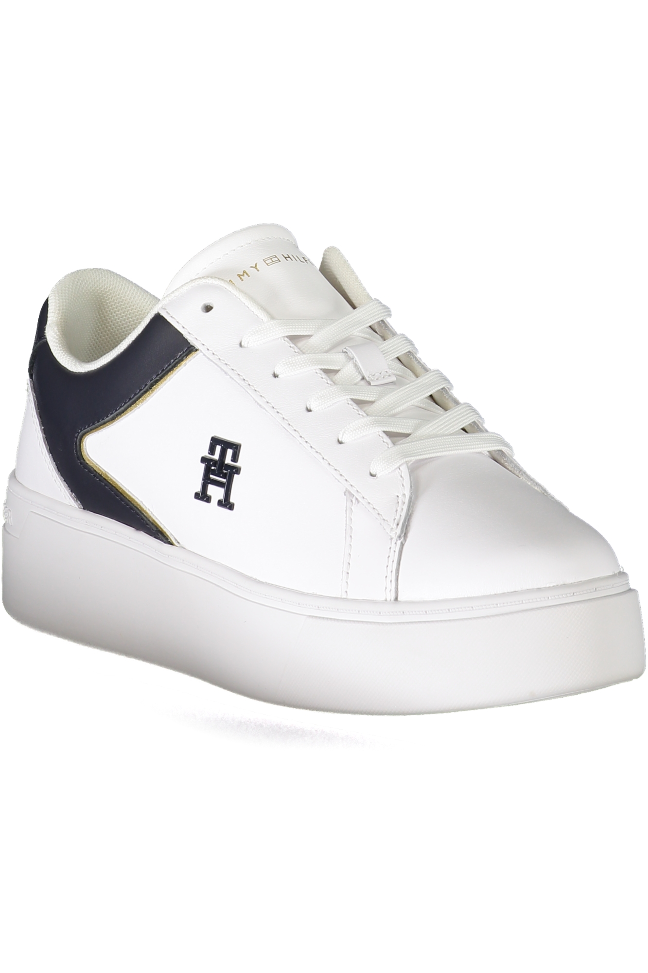 Кроссовки спортивные Tommy Hilfiger женские, белый / темно-синий — фото 2