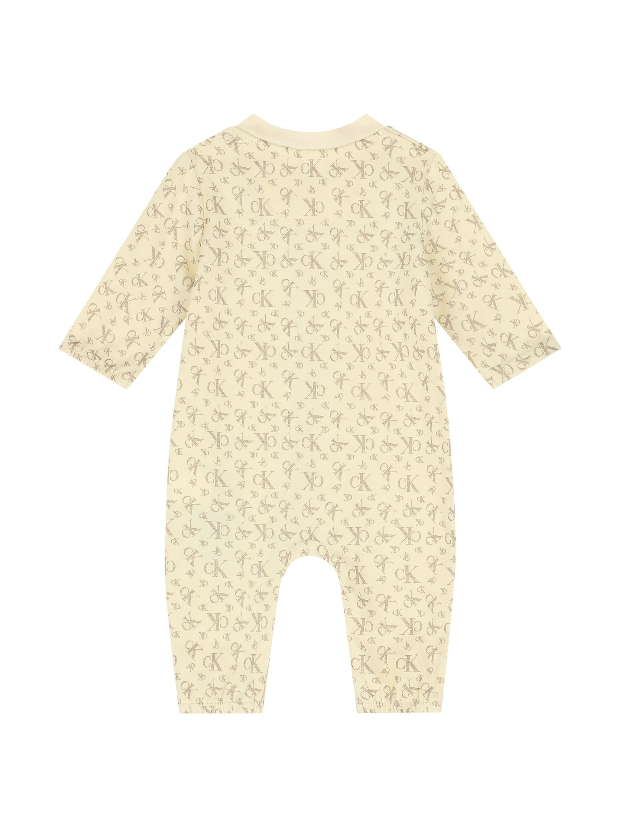Комплект для новорожденного с монограммой Calvin Klein Kids, желтый — фото 4