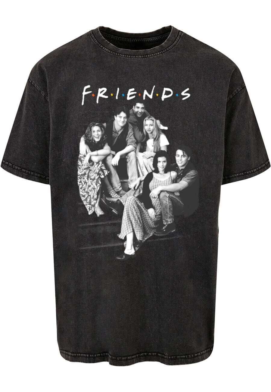 

Классическая футболка ABSOLUTE CULT Shirt Friends - Group Stairs, черный
