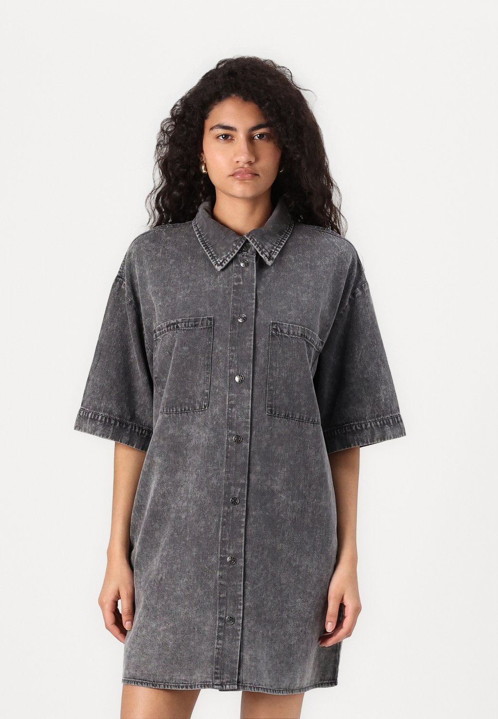

Платье-рубашка NMOREGON DRESS - Denim dress Noisy May, черный