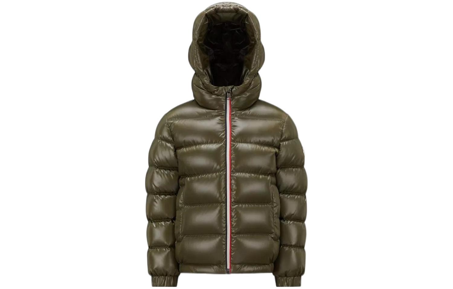 

Детская стеганая куртка Moncler, зеленый