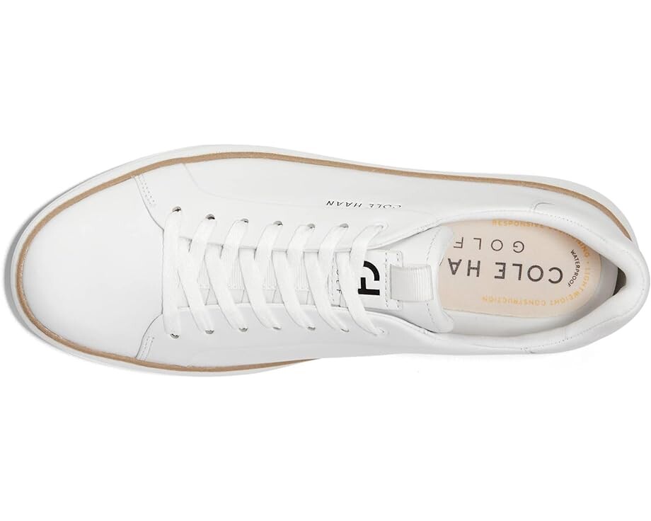 Кроссовки Cole Haan Grandpro Ashland Golf, цвет Optic White/Natural/Optic White — фото 2