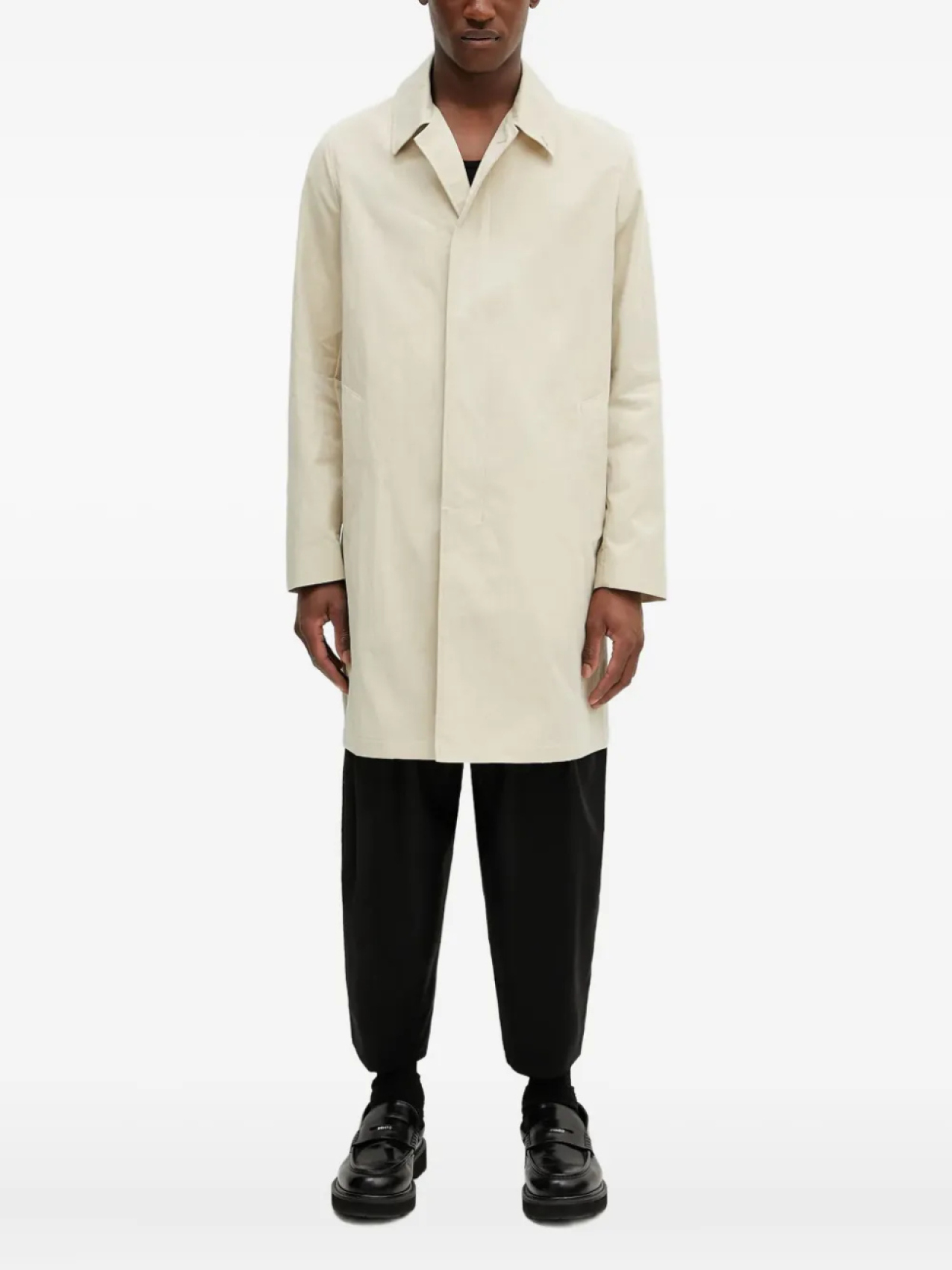 

Однобортное пальто Paul Smith, нейтральный