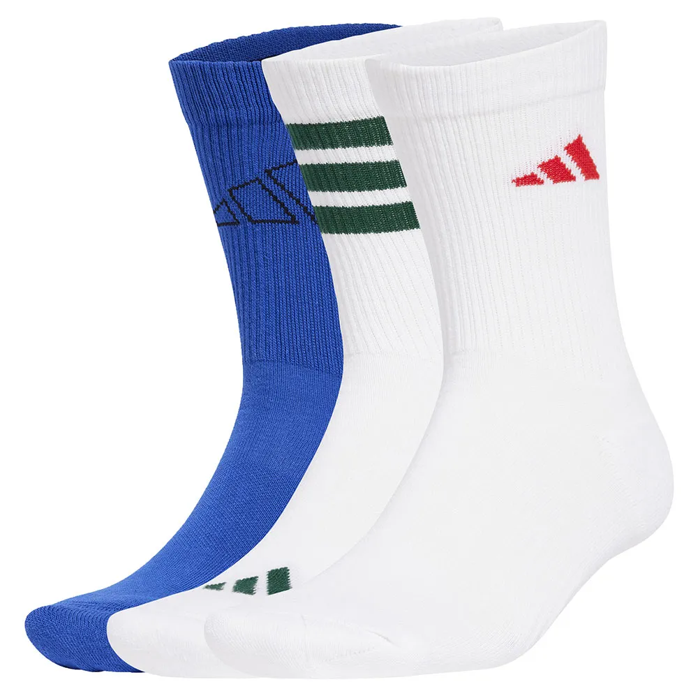 

Носки 3 шт adidas Logo crew, белый