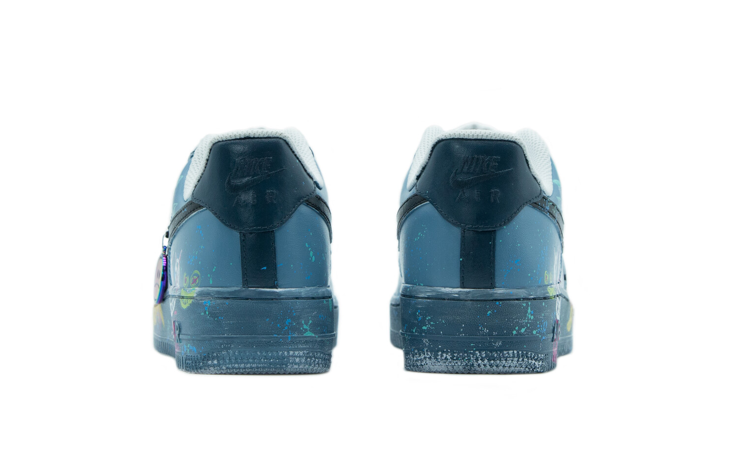 

Мужские кроссовки для скейтбординга Nike Air Force 1, Metallic Blue