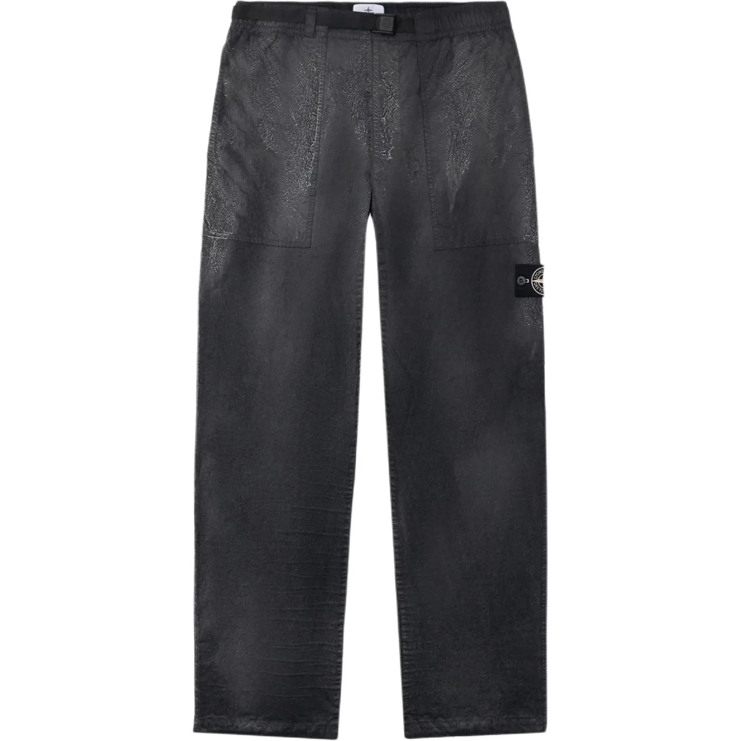 Брюки с ручным напылением reflective STONE ISLAND, Black