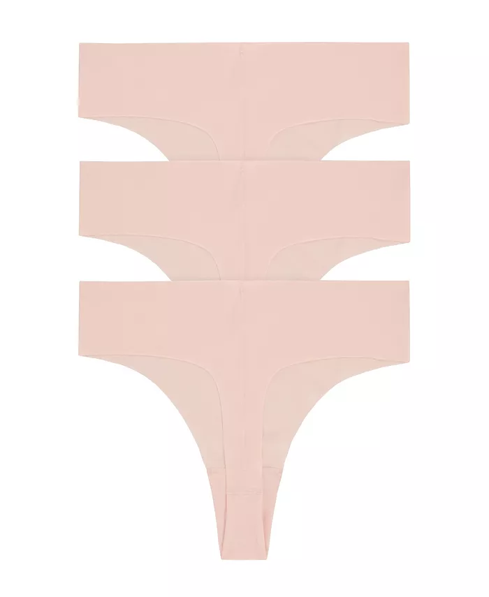 

Женские трусики-стринги Litewear Cut Anywear, 3 шт DKNY, коричневый/бежевый
