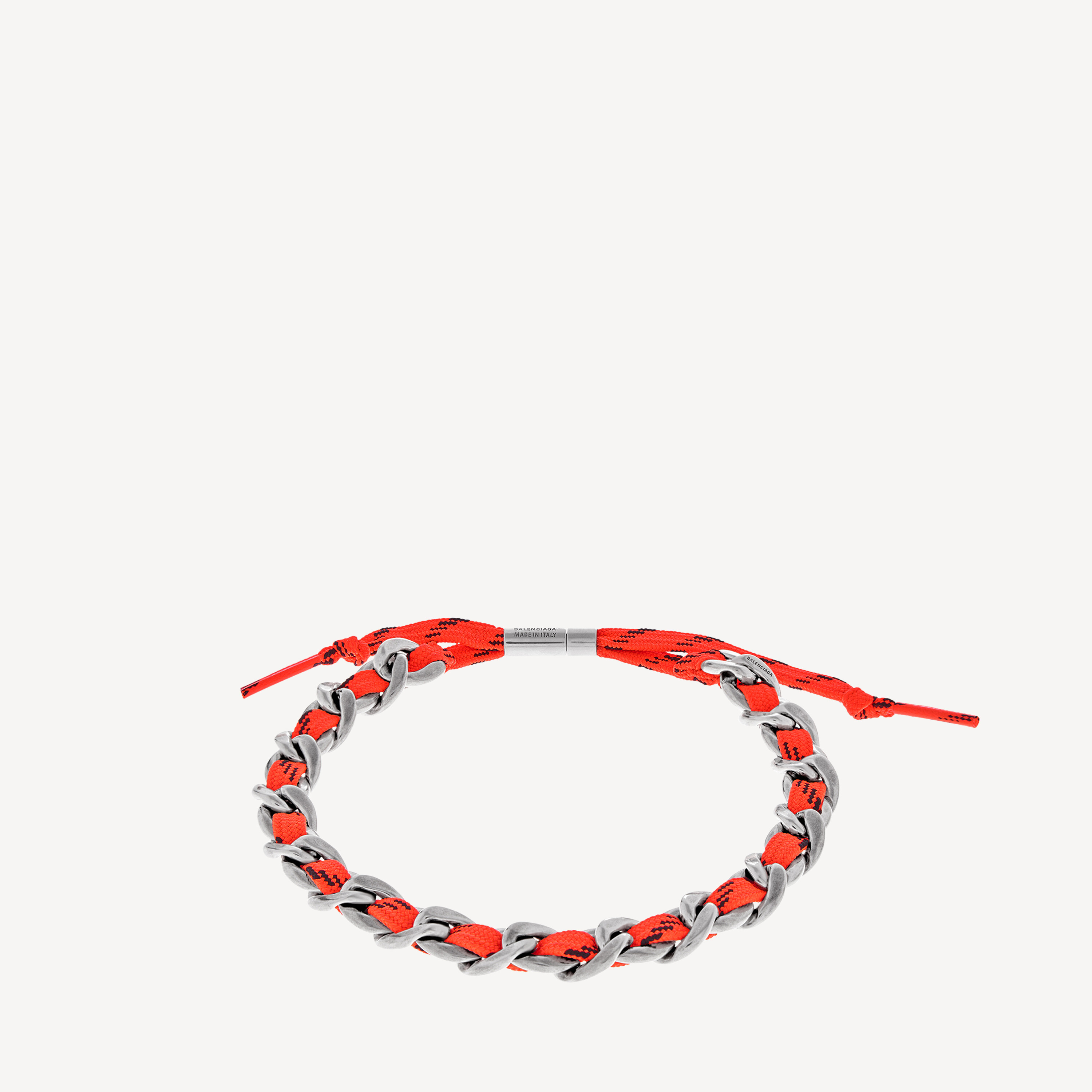 

Чокер Malibu Gourmette в цвете "античное серебро/неоновый оранжевый" BALENCIAGA, красный