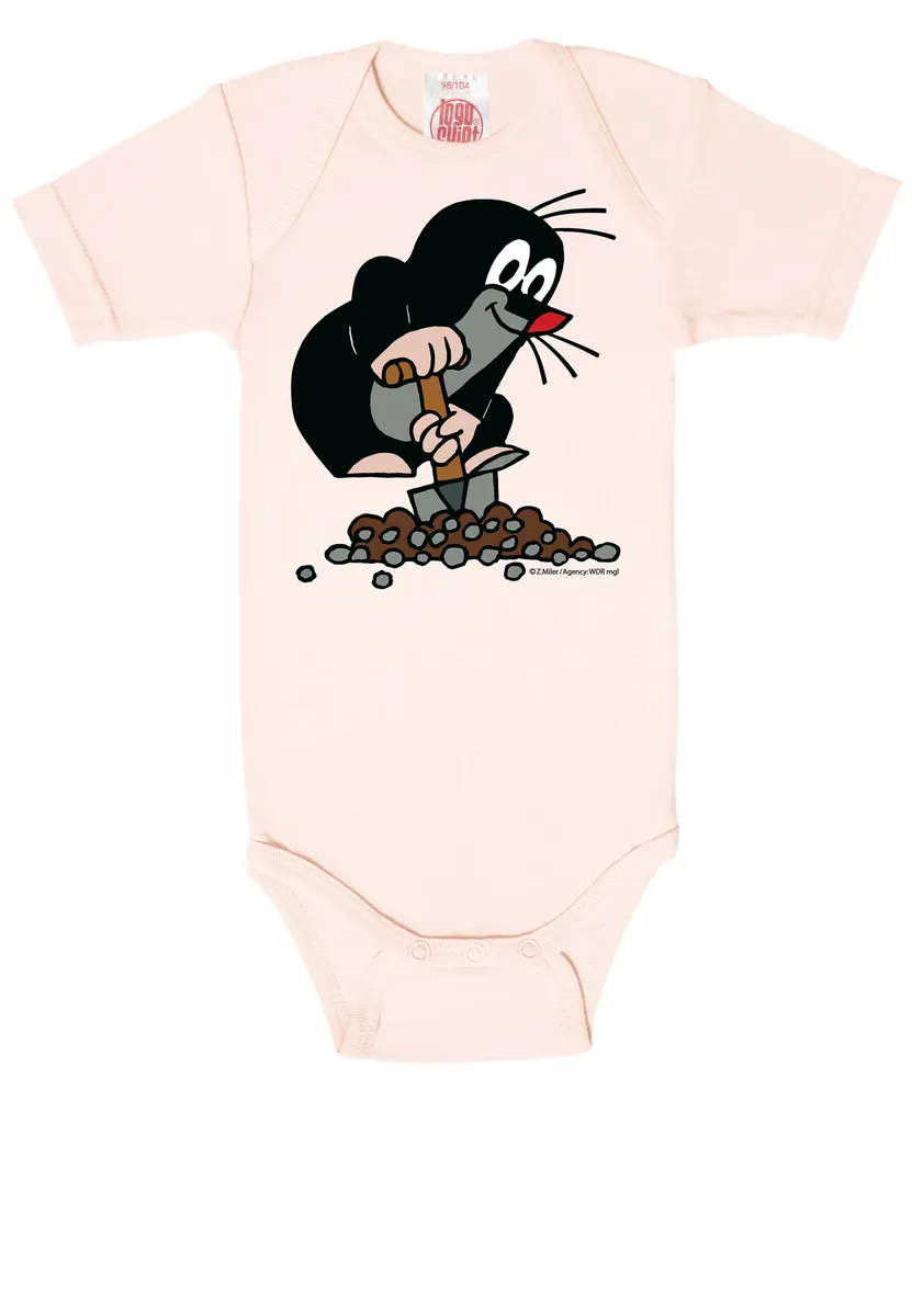 

Боди LOGOSHIRT с принтом The Little Mole, розовый
