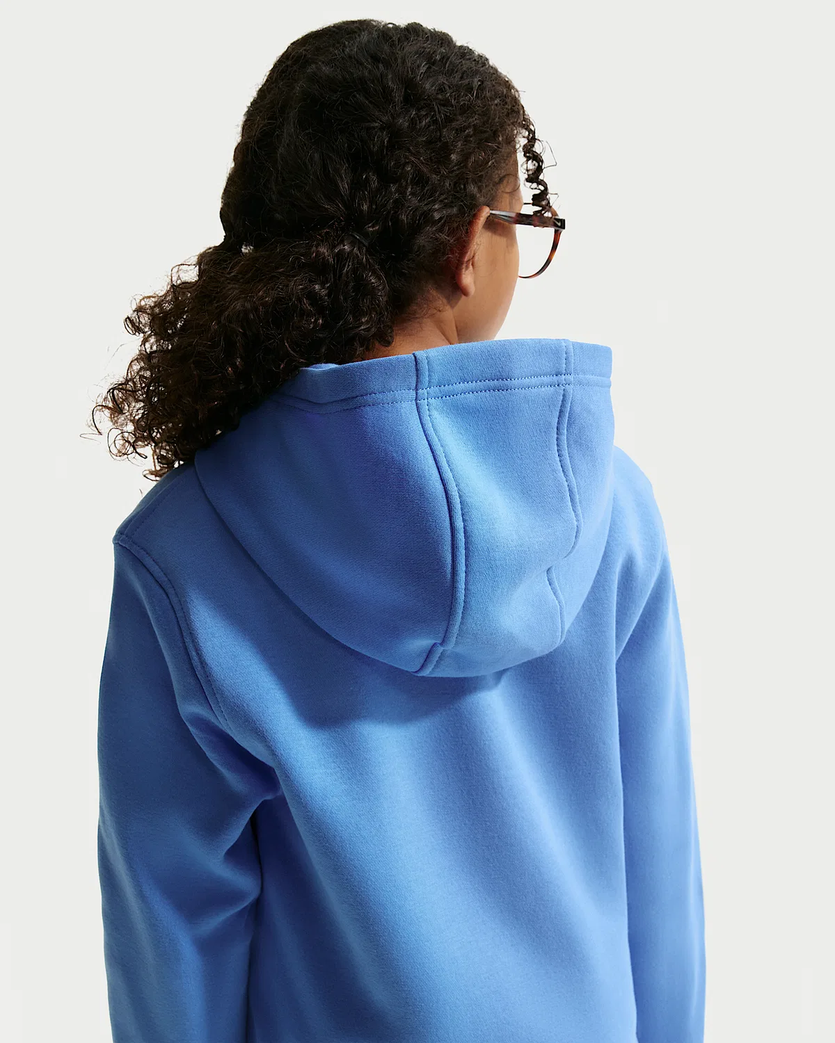 Детская толстовка Nike Sportswear Club Fleece, University Blue/White — фото 4