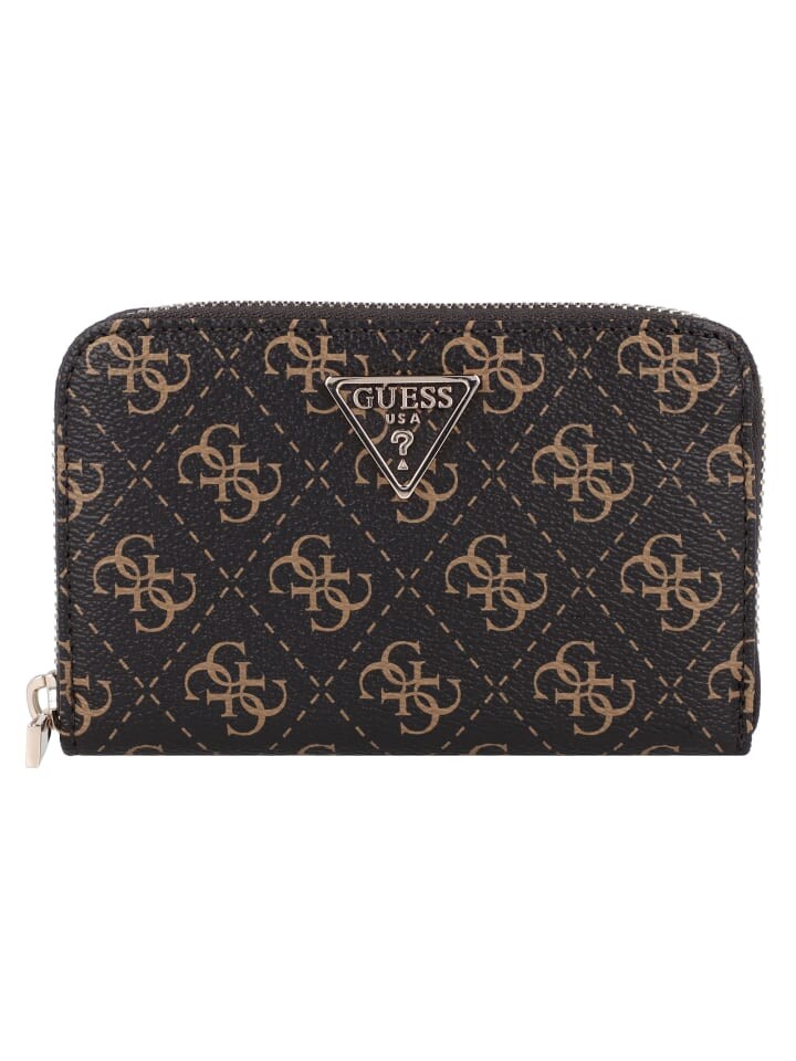 

Кошелек Guess Eco Carly Geldbörse 14 cm, цвет brown logo