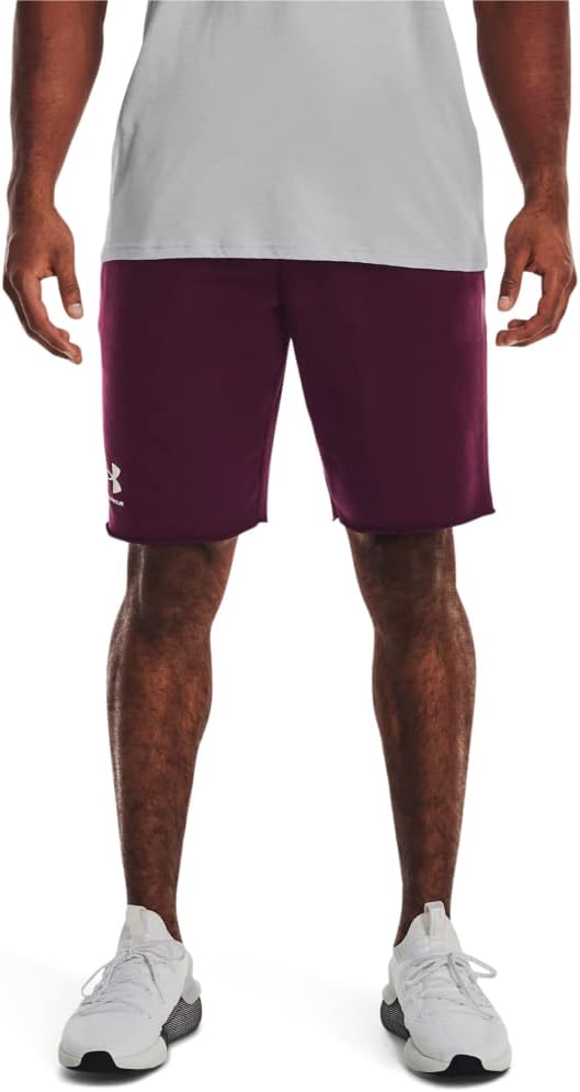 

Under Armour мужские шорты Rival Terry, (572) Purple Stone/Onyx White