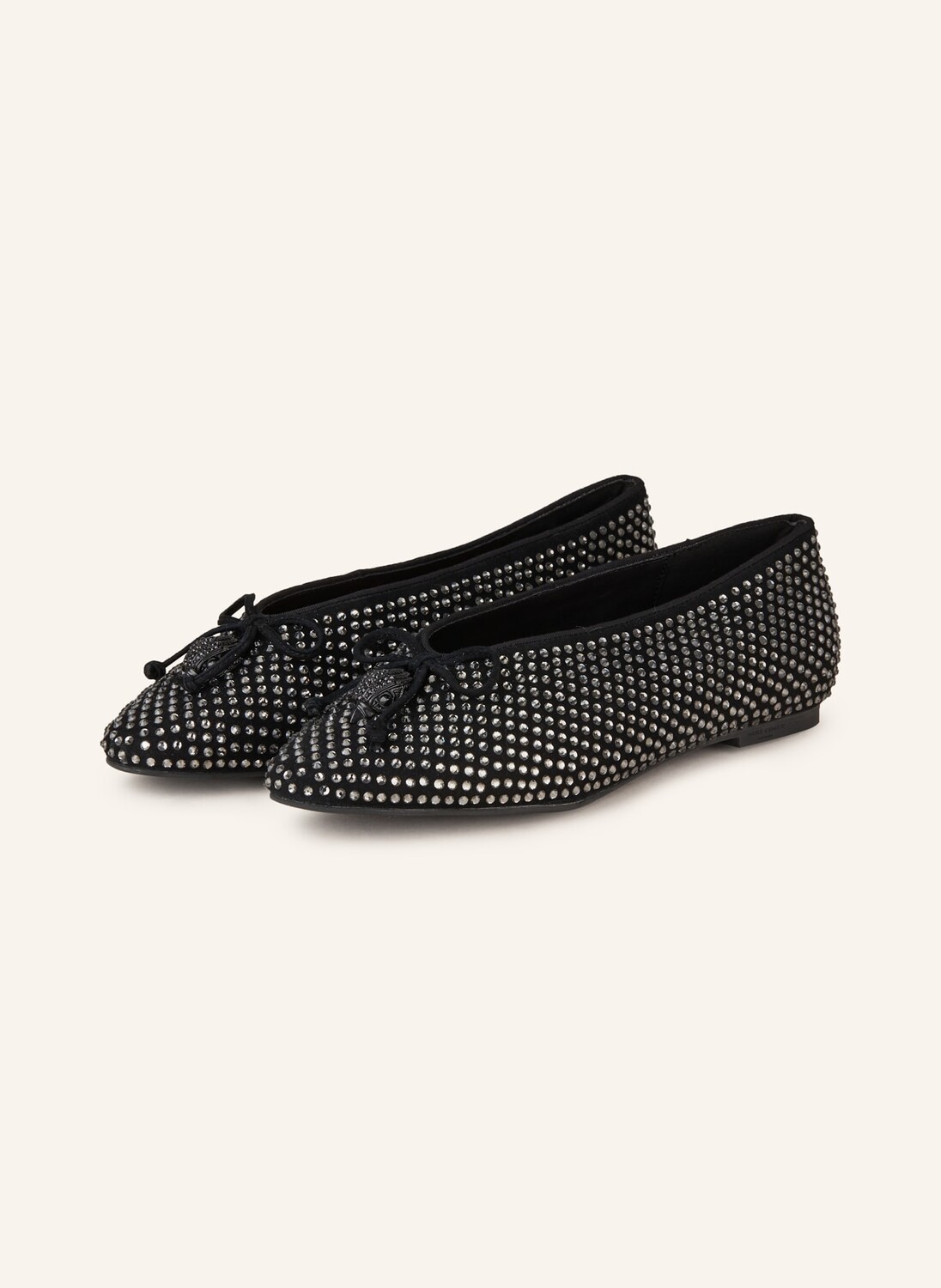 

Балетки Sloane Eagle с драгоценными камнями Kurt Geiger, черный